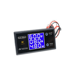 0-100v 10A 1000W Voltmetre - Ampermetre - Wattmetre - Thumbnail