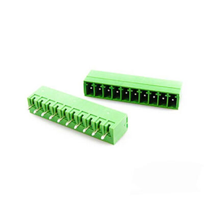 Kaifeng / Jinkai - 10 Pin 3.81mm 180° Erkek Geçmeli Yeşil Klemens