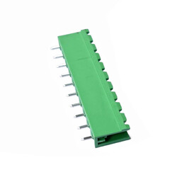 10 Pin 5.08mm 180C Erkek Geçmeli Yeşil Klemens