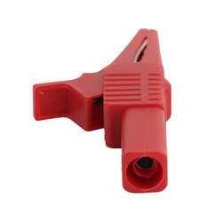 1000V 32A Banana Jak Girişli Krokodil - Kırmızı - Thumbnail