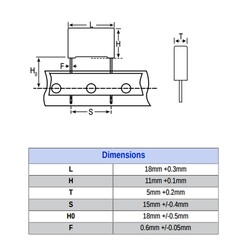 100nF 310Vac Polyester Kondansatör X2 15mm - Thumbnail