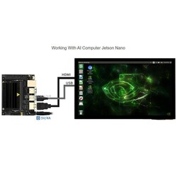 10.1 inç Kapasitif Dokunmatik Ekran LCD (E) 1024×600 HDMI IPS - 11