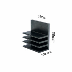 10ASY Alüminyum Soğutucu - 35mm - Thumbnail