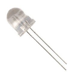 10mm Şeffaf Sarı LED - 3500-4000 mcd