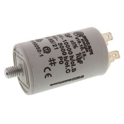 10uF 475VAC Polyester Capacitor 12mm 36x58mm