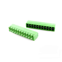 11 Pin 3.81mm 180° Erkek Geçmeli Yeşil Klemens