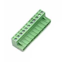 11 Pin 5.08mm Dişi Geçmeli Yeşil Klemens