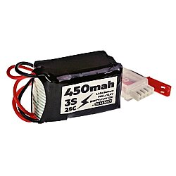 11.1V Lipo Batarya 450mAh 25C - 3S Lipo Pil