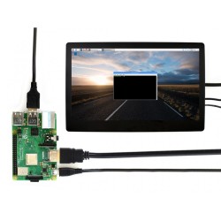 11.6inch HDMI LCD Ekran - Muhafazalı - 1920x1080-IPS - Raspberry Pi Uyumlu - Thumbnail