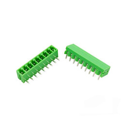 9 Pin 90C 3.81mm Male Pass Green Klemens