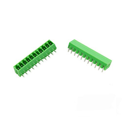 11 Pin 3.81mm 90° Erkek Geçmeli Yeşil Klemens
