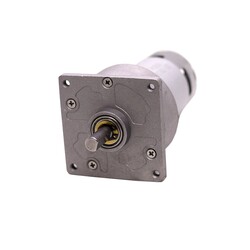 12-24v 200Rpm 60mm Geared Dc Motor - Thumbnail