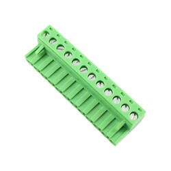12 Pin 5.08mm Dişi Geçmeli Yeşil Klemens