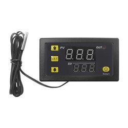 12V 20A Digital Adjustable Mini Thermostat - Thumbnail