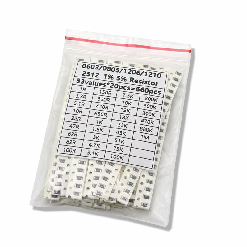  1206 Smd Direnç Paketi - 660 Adet