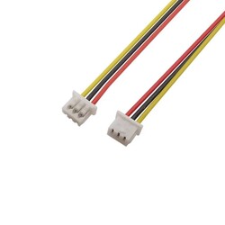 1.25mm Jst Kablo 10cm Erkek Dişi Takım - 3 Pin