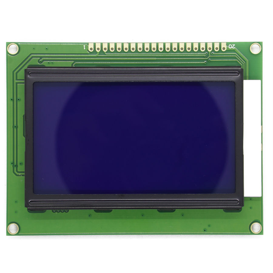 128646 V2.0 Graphic LCD Display Module Blue Color Buy with