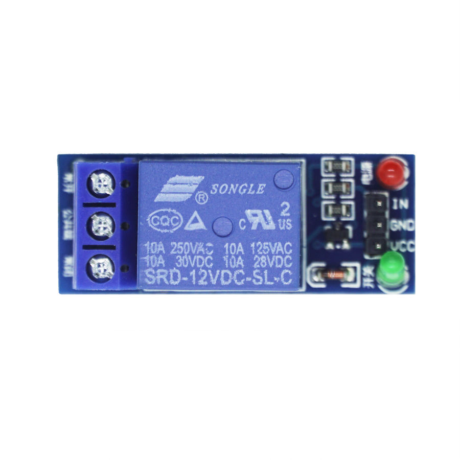 12V 1 Channel Relay Card (Compatible with Development Boards)