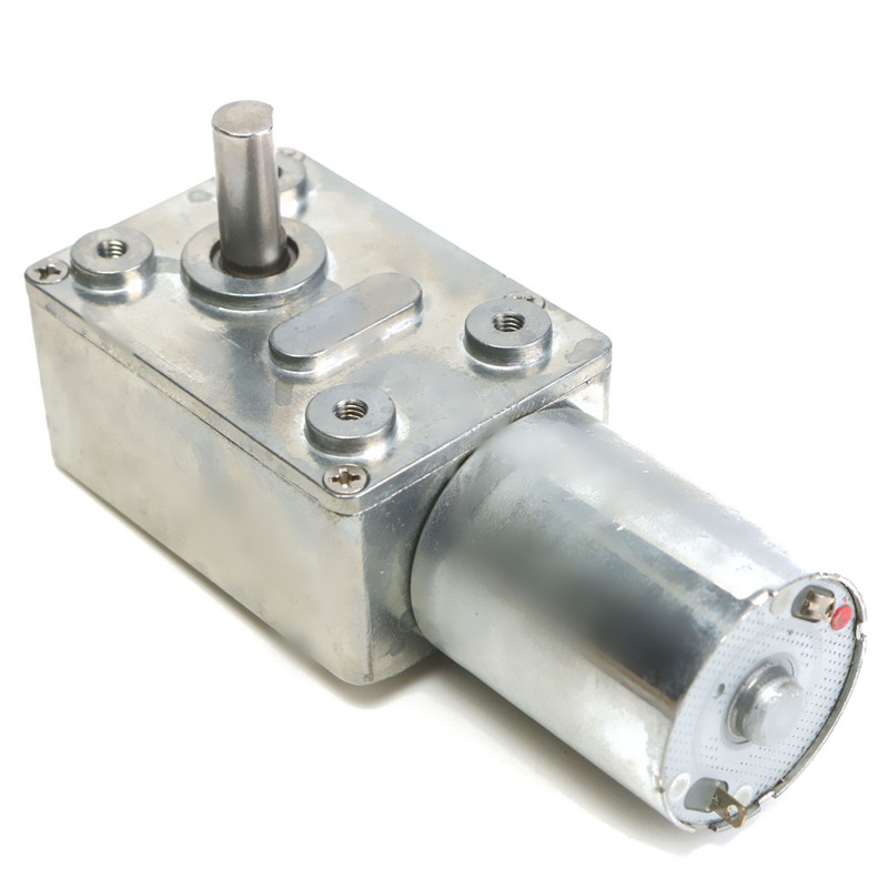  12v 10rpm 90 Derece Redüktörlü Motor