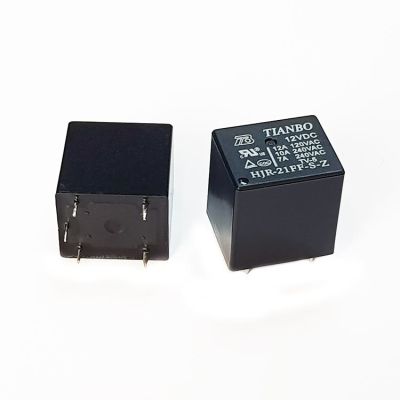 Tianbo - 12V 12A 5 Pin Tianbo Röle - HJR-21FF-S-Z-12VDC