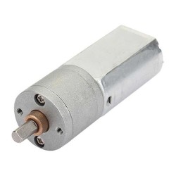 12V 1500 RPM 20mm Redüktörlü DC Motor - Thumbnail