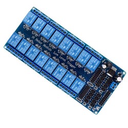 12V 16 Channel Relay Card (Compatible with Development Boards) - Thumbnail