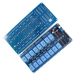 12V 16 Channel Relay Card (Compatible with Development Boards) - Thumbnail