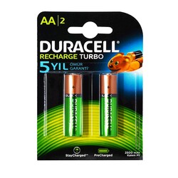 1.2V 2500mAh AA 2'li Şarjlı Kalem Pil - Thumbnail