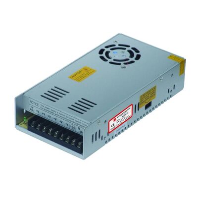 Mervesan - 12V 29A Metal Kasa Switch Mod Adaptör - Fanlı - MT-350-12