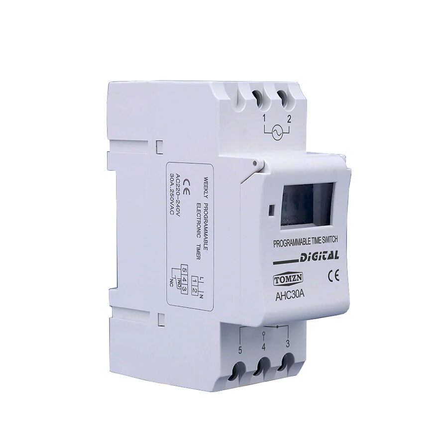  12v Ac-dc  / 220vac 30a Dijital Zaman Ayarlı Röle Modülü Panel Monte