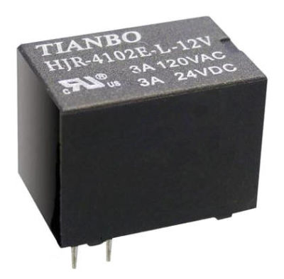 Tianbo - 12V 3A Tianbo Röle - HJR-4102E-L-12VDC-S-Z