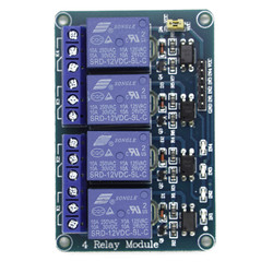 12V 4 Channel Relay Card (Compatible with Development Boards) - Thumbnail