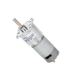 12V 50 RPM 42mm Geared DC Motor - Thumbnail