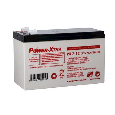 Power-Xtra - 12V 7 Ah Kuru Akü - PX7-12(28W)