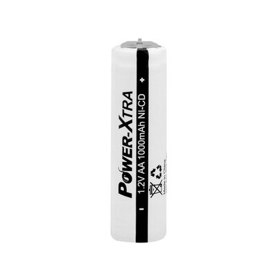Power-Xtra - 1.2V Ni-Cd AA 1000 Mah Şarjlı Kalem Pil - 2 Pinli