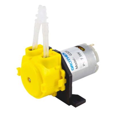 Kamoer - 12V DC Peristaltik Dozaj Su Pompası - Sarı