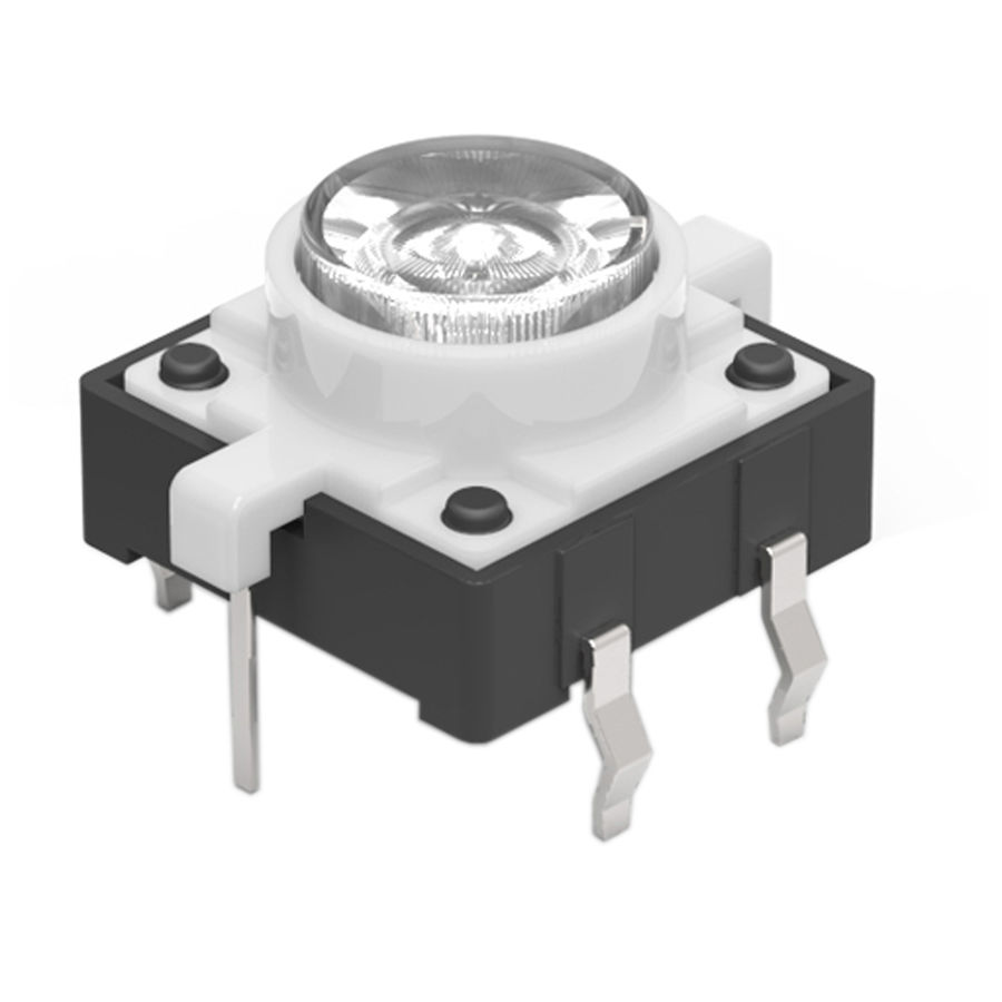  12x12 Beyaz Led Işıklı Tact Switch