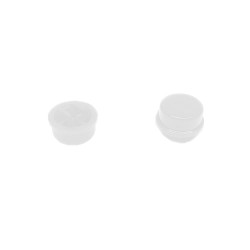 12x12 Round White Cover