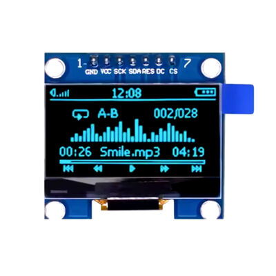 DirencNet - 1.3 inç 128x64 7 Pin OLED Ekran Modülü SSD1306 I2C Mavi