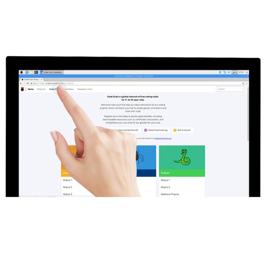 13.3 inch Capacitive Touch Screen LCD 1920 × 1080 HDMI IPS - 3