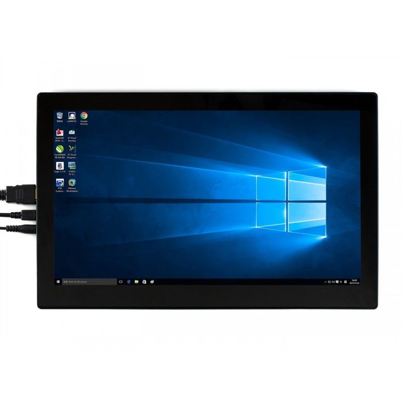13.3inch HDMI LCD (H) With Shield - V2 - Touch Screen -1920x1080-IPS