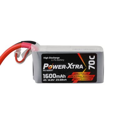 Power-Xtra - 14.8V 4S1P 1600 mAh (70C) Li-Polymer Pil - Soketli