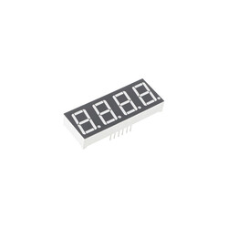 14mm 4'lü Ortak Anot Gri Yüzey Display - Kırmızı