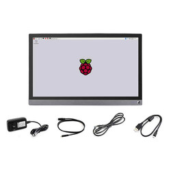 15.6 Inch Universal Portable Touchscreen Full HD, IPS, HDMI LCD - Thumbnail