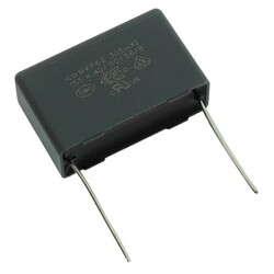 1.5uF 305VAC Polyester Capacitor 27.5mm 32x20x11mm - Thumbnail