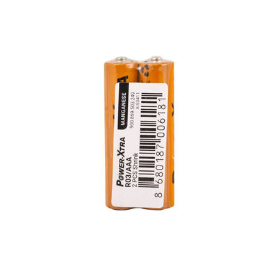 Power-Xtra - 1.5V R03/AAA Size Zinc Manganez Pil - 2'li Paket