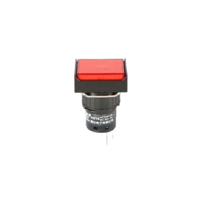 SWION - 16mm Proper Buton Red 1NO/1NC Rectangle