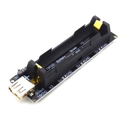 18650 Lityum Pil Yuvası V3 Mikro Usb B - Thumbnail