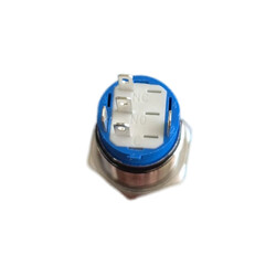 19mm 10-30V Sarı Bağlantı Kablolu Su Geçirmez Metal Yaylı Buton - Thumbnail
