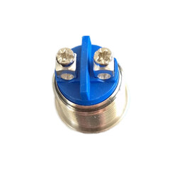 19mm 220V Bağlantı Kablolu Su Geçirmez Metal Anahtar - Thumbnail